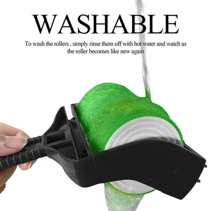 2 pcs Washable Reusable Sticky Lint Roller for Pet Hairs, Clothes, Car Seats