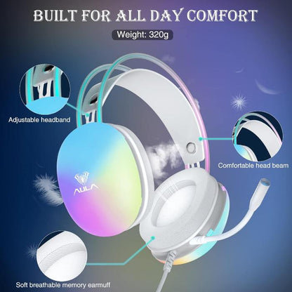 Rainbow Gaming Headphone