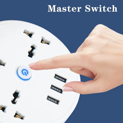 Round Universal Power Strip