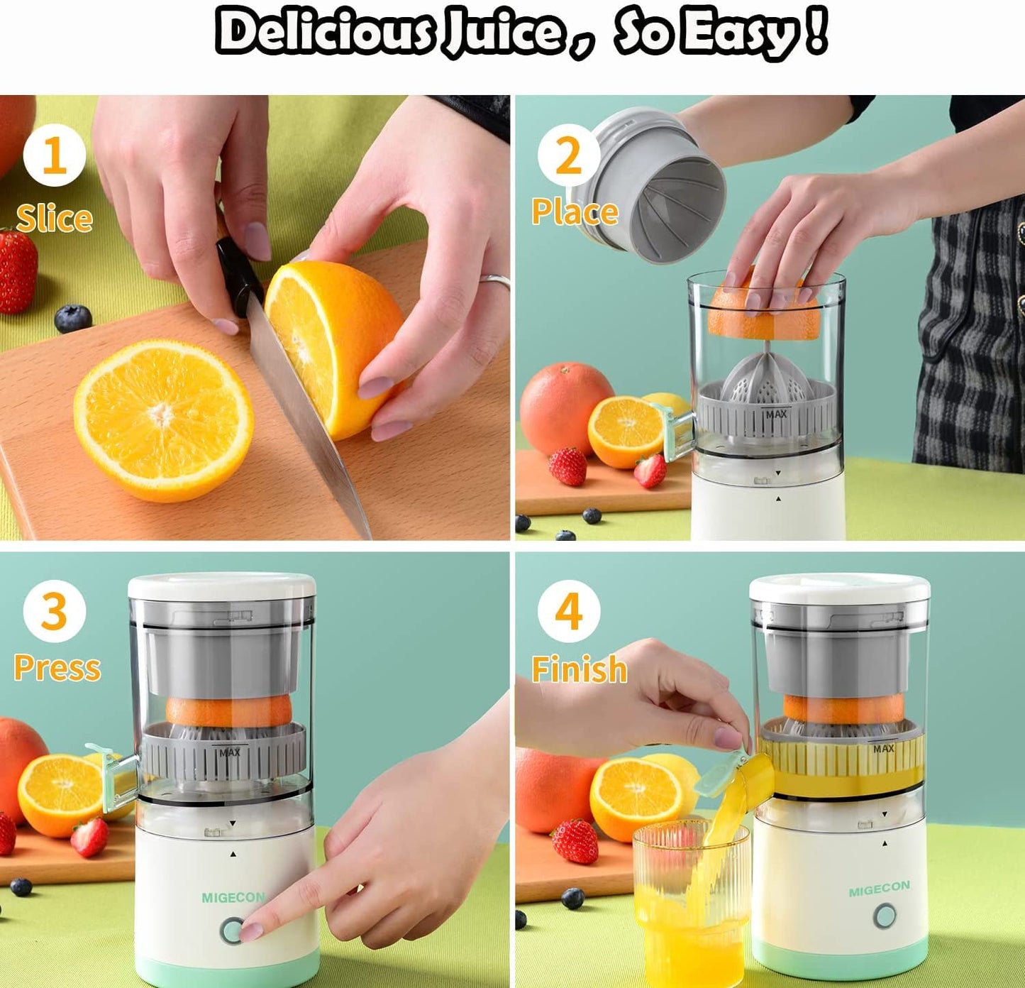 Portable Electric Juicer