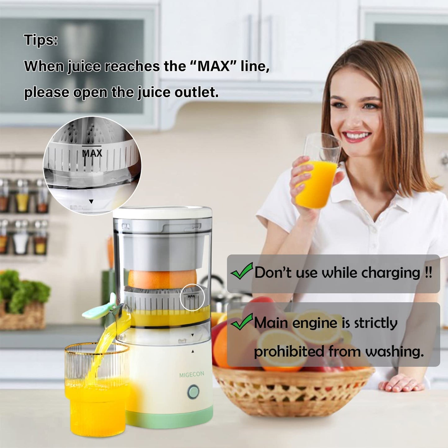 Portable Electric Juicer