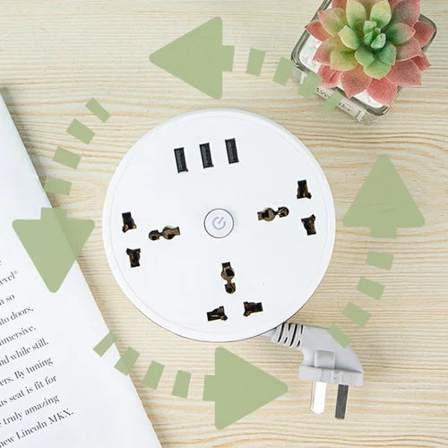 Round Universal Power Strip