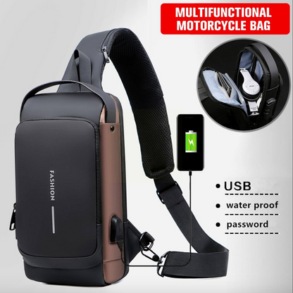 Multifunction Anti-theft USB Shoulder Bag