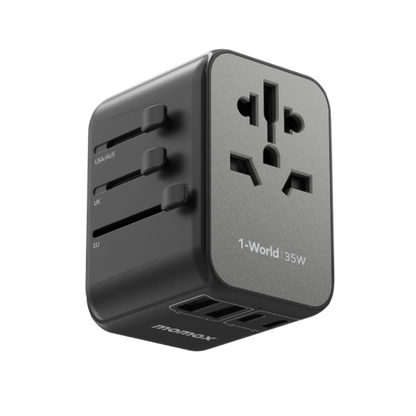 1-World | 5-Ports Travel Charger (35W)