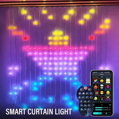 Color Waves LED Curtain Sync Lights