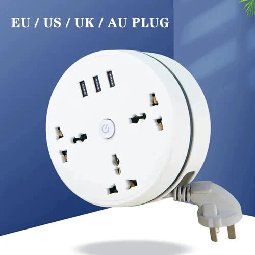 Round Universal Power Strip