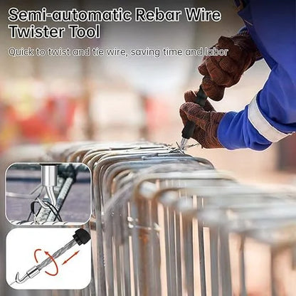 Semi-Automatic Rebar Tying Machine