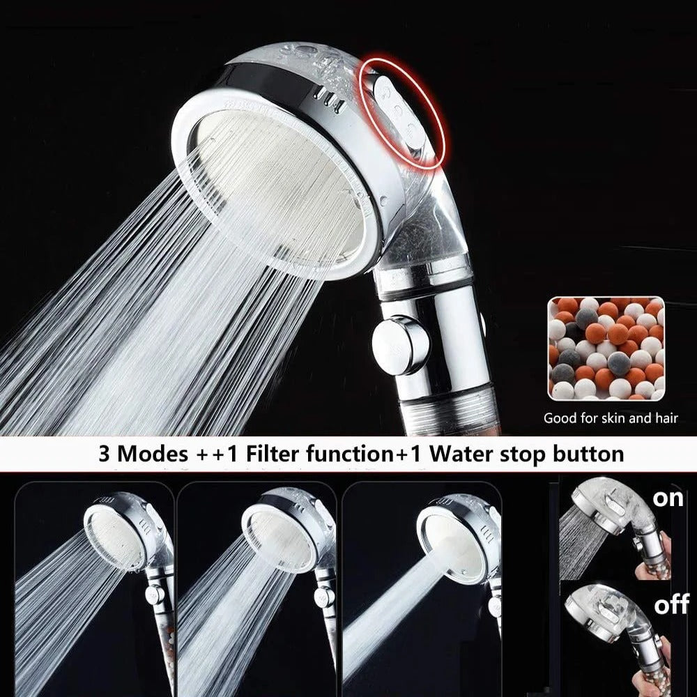 Power Ionic Shower Head