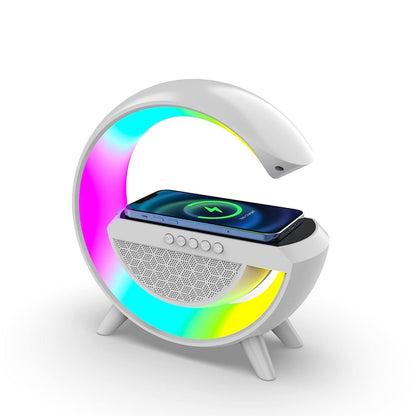 G-Shape LED Wireless Charging Speaker Lamp