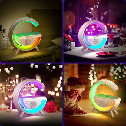 G-Shape LED Wireless Charging Speaker Lamp